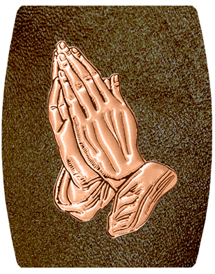 DNSHEND 516 CP SH BR Copper Praying Hands Shimmer Brown